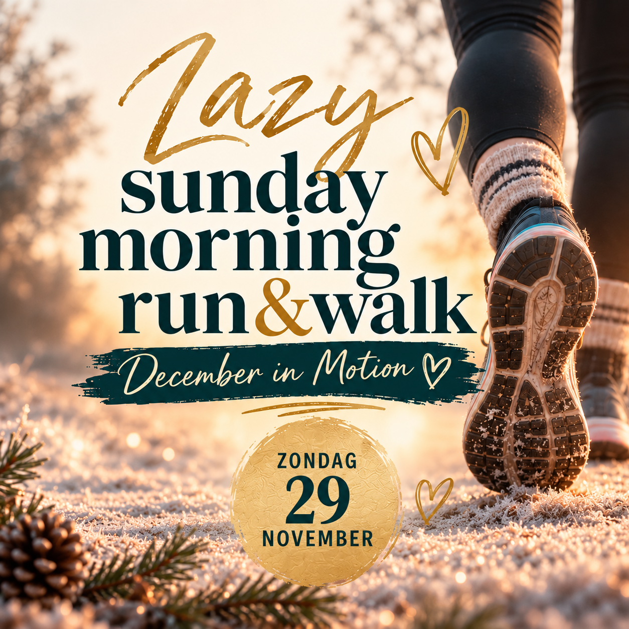 Lazy Sunday Morning Run&Walk